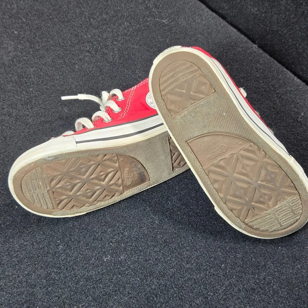 Converse Chuck Taylor All Star Red High Top Sneakers Kids Infant Size 9 7J232